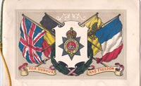 Greetings Card for The Manchester Regiment, 1916