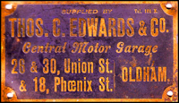 Thomas C. Edwards & Co. Central Motor Garage 26 & 30 Union Street & 18 Phoenix Street, Oldham 