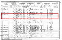 1901 Census - Harry Fitton