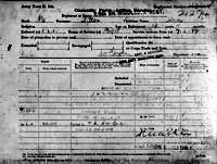 Pages from Harry's Service Record