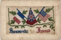 souvenir card France WW1