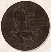 Memorial Death Plaque - fred garside