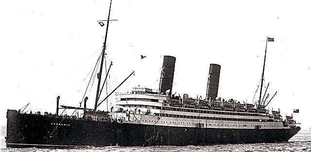 The Cunard liner 'Carmania'