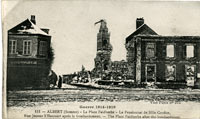 The Place Faidherbe after the bombardment