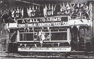 Oldham recruiting tram