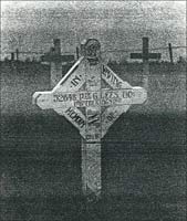 George Lees - grave marker 1918