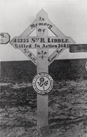 Robert Liddle - grave marker WW1