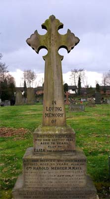 Gravestone of Harold Mercer MM