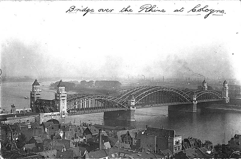 Bridge over the Rhine at Cologne