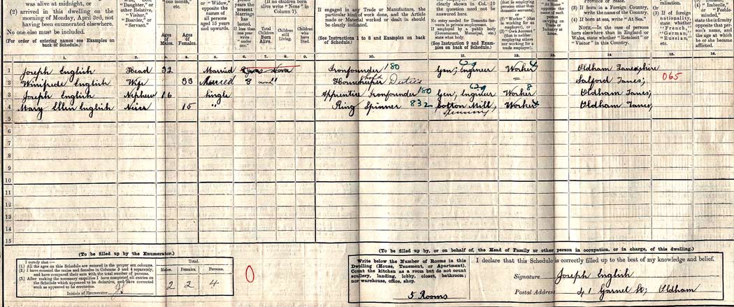 1911 census