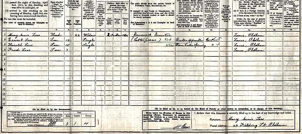 1911 census