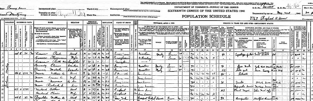 1940, U.S. Census 