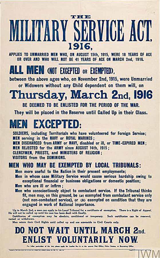 Military Service Act 1916