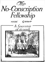 No-conscription Fellowship link to conscientious Objection in WW1