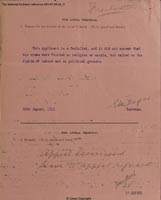 Arthur Thomas Freshwater - Applied for total exemption from military service as he had a, "Conscientious objection as a believer in Socialism" 