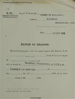 Arthur Thomas Freshwater - Applied for total exemption from military service as he had a, "Conscientious objection as a believer in Socialism" 