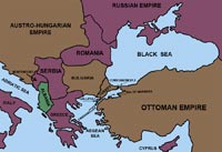 1914 - map - Dardanelles and Gallipoli