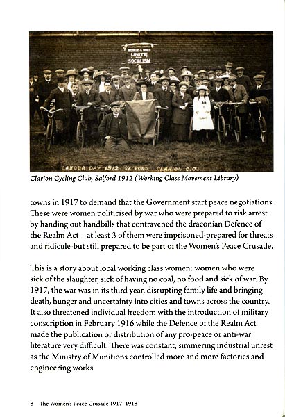 'The Women's Peace Crusade, 1917-1918 