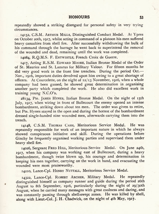 Oldham Historical Research Group - The 24th Battalion Manchester Regiment - the Oldham Comrades