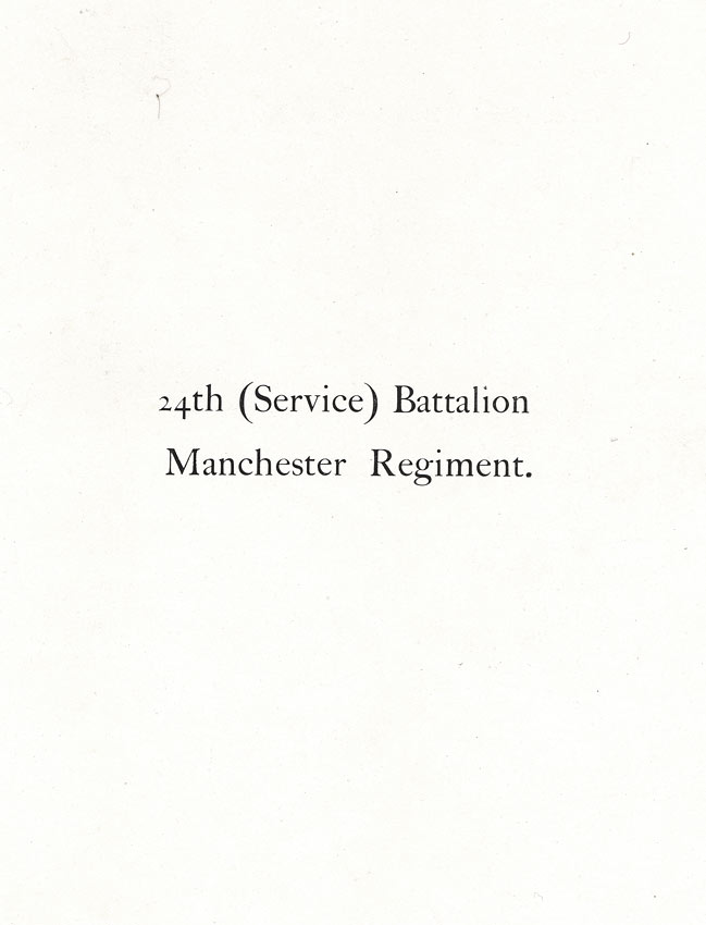 Oldham Historical Research Group - The 24th Battalion Manchester Regiment - the Oldham Comrades