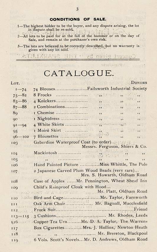 'The Failsworth and Woodhouses War Comforts Society'