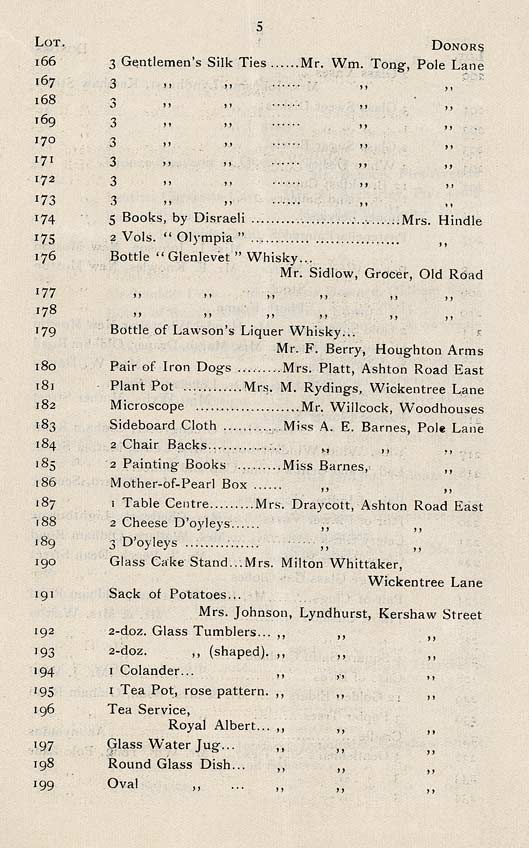 'The Failsworth and Woodhouses War Comforts Society'