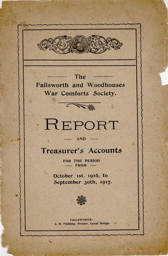 'The Failsworth and Woodhouses War Comforts Society'