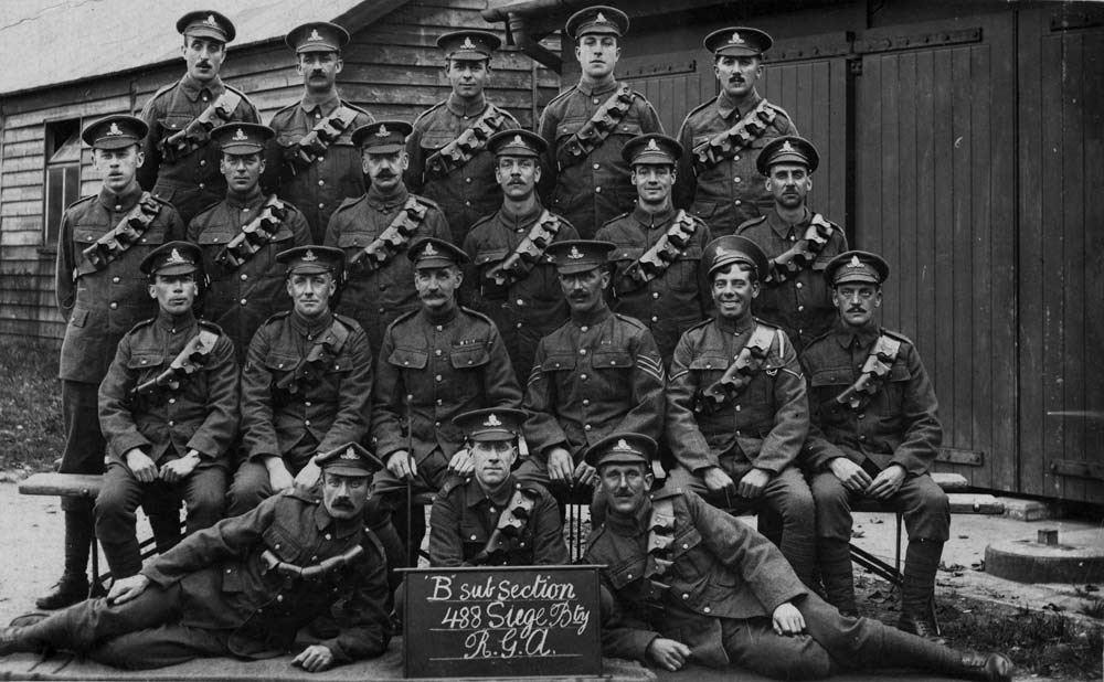 Royal Garrison Artillery, 'B' sub section, 488, Siege Battery