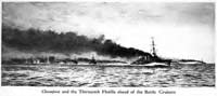 'Champion' and the Thirteenth Flotilla ahead of the Battle Cruisers
