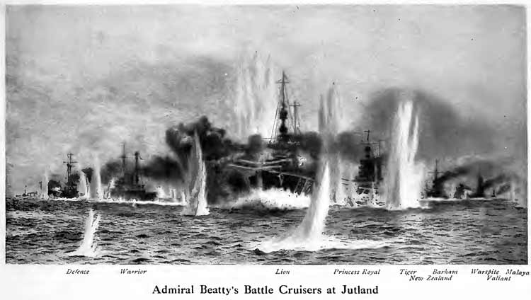 Battle Cruisers at the Battle of Jutland