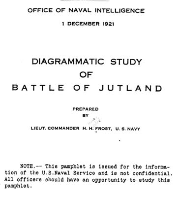 Diagrammatic Study of Battle of Jutland