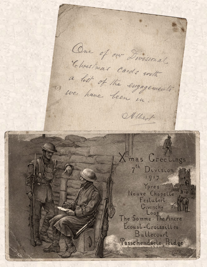 WW1 letter- card