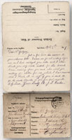card from prisonerof war 1917
