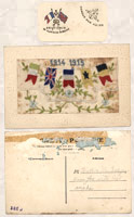 Greetings card 1914-1915