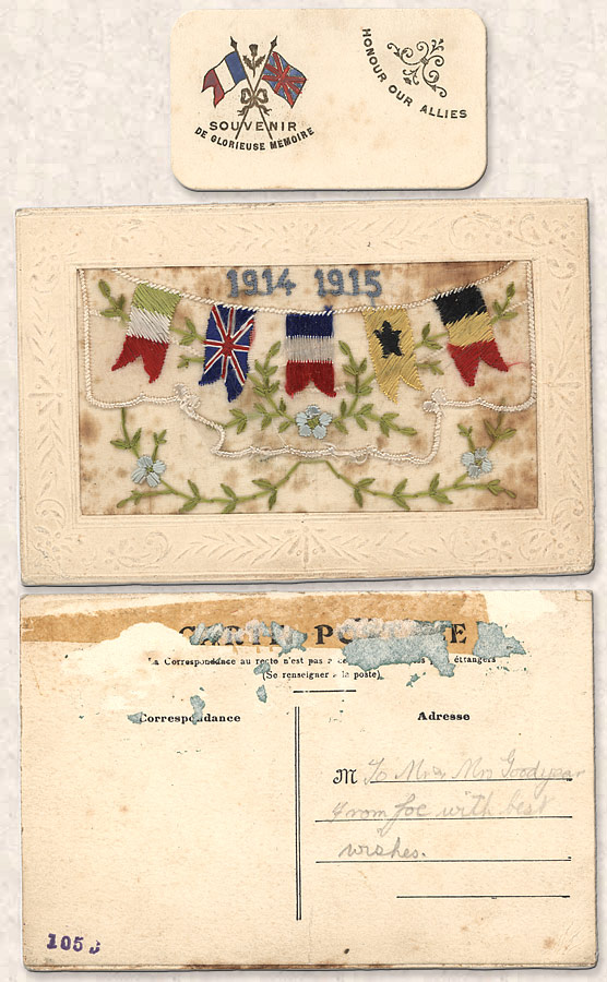 WW1 letter- card