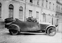 "Mercedes car captured by French"