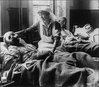 Belgian wounded, Antwerp hospital