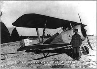 Belgian Captain aviator at the front