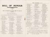 programme for unveiling of Failsworth memorial (cenotaph) 1923