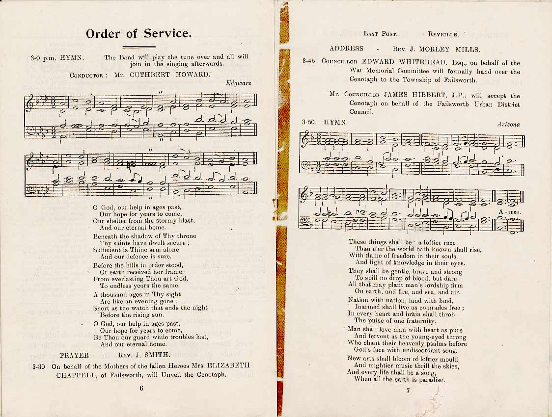 Order of Service