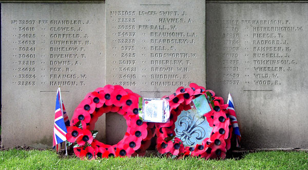 Memorial Panels - Cleethorpes