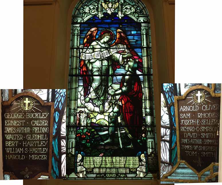 St Paul's Methodist church WW1 - Memorial  window