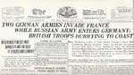'The World' , Monday August 3rd 1914