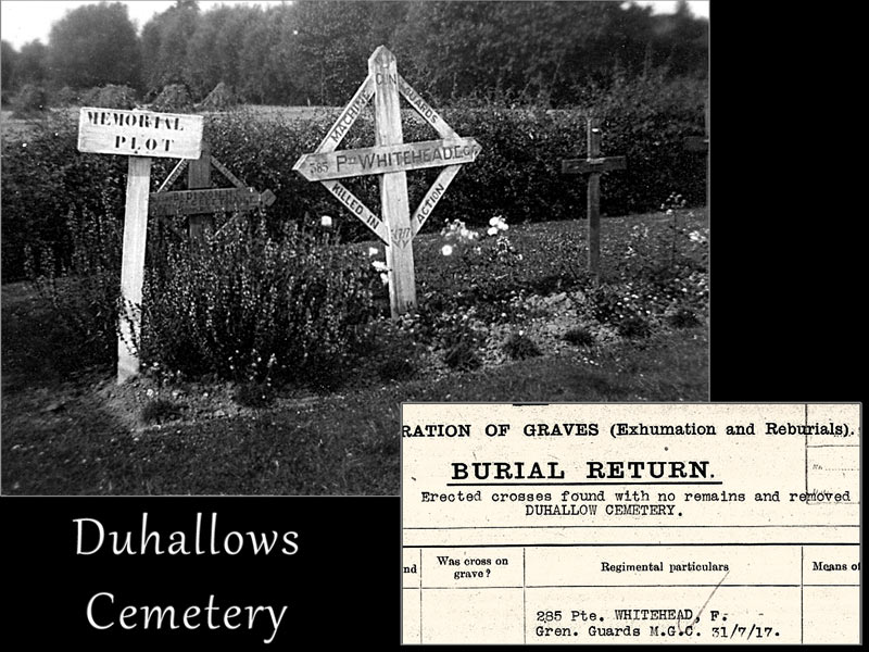 Memorial Plot in Duhallows Cemetery