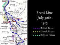 Front Line at Ypres - July 30th 1917