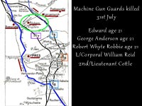 Front Line at Ypres - July 31st, August 1st & 11th, 1917