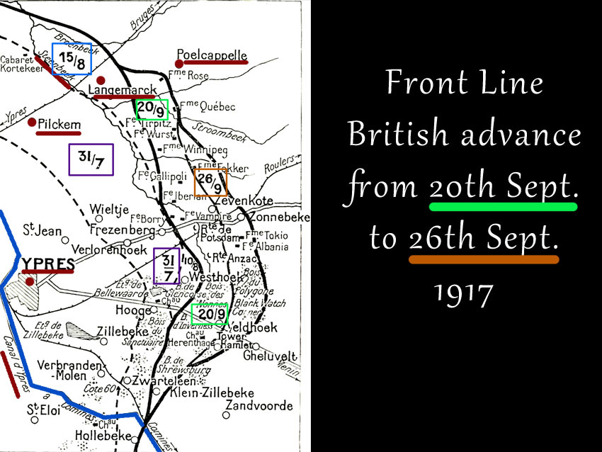 Front Line at Ypres - August 16th 1917