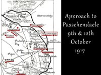 Approach to Passchendaele, 9th and 12th October 1917