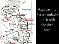 Approach to Passchendaele, 9th and 12th October 1917 