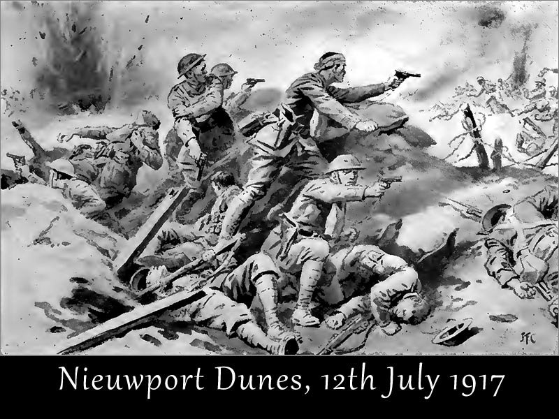 Nieuwport Dunes, German attack on 12th July 1917